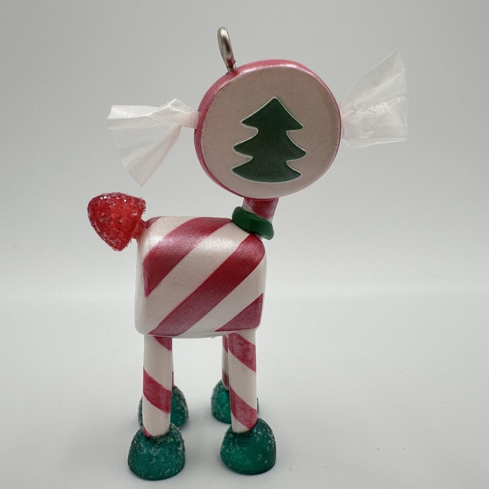 Hallmark Keepsake Peppermint Pup Christmas Ornament‎ 2007 Candy Dog Box - Picture 6 of 9